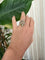 50 Bague cocktail vintage en or jaune 14 ct et diamants 58 Facettes ring