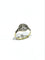 55 Bague cible en or jaune 18 carats et diamants 58 Facettes 1792502