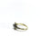 55 Bague cible en or jaune 18 carats et diamants 58 Facettes 1792502