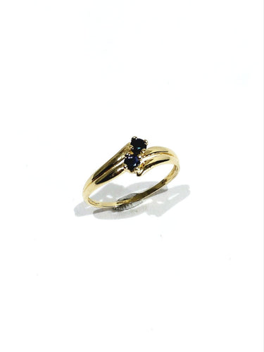 Bague 51 Bague en or champagne 18 carats et saphirs 58 Facettes 1792519