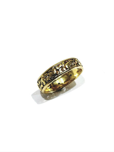 52 Art Nouveau - Bague en or jaune 18 carats 58 Facettes 1792542