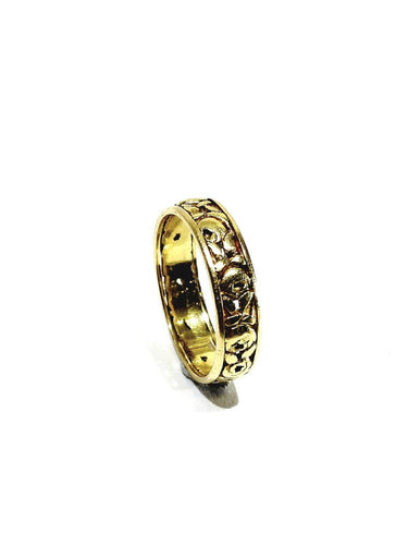 52 Art Nouveau - Bague en or jaune 18 carats 58 Facettes 1792542