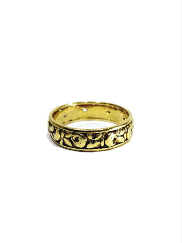 52 Art Nouveau - Bague en or jaune 18 carats 58 Facettes 1792542