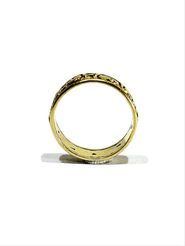 52 Art Nouveau - Bague en or jaune 18 carats 58 Facettes 1792542