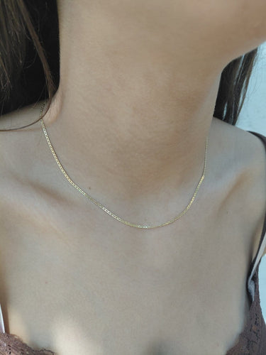 Chaîne maille marine en or jaune 18 carats 58 Facettes 1792561