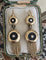 Napoléon III - Boucles d'oreilles en or 18 ct, onyx et perles 58 Facettes 1