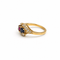 52 Toi & Moi - Bague en or jaune, saphir, rubis et diamants 58 Facettes 1.0000015/2