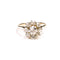48.5 Bague marguerite en or blanc, platine et diamants 58 Facettes LMB-373