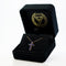 Pendentif croix en or jaune et saphirs naturels 58 Facettes P005