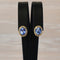 Boucles d'oreilles Boucles d'oreilles en or jaune 18 kt, saphirs et diamants 58 Facettes E0032