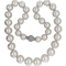 Collier Collier de perles blanches australiennes et diamants en or jaune 58 Facettes