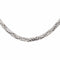 Collier maille tressée en or blanc 58 Facettes 5366758CN