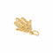 Pendentif Main de Fatma en or jaune 58 Facettes 5736186CN