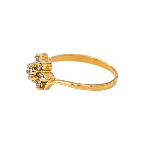 47 Bague en or jaune 18 carats et diamants 58 Facettes 5707367CN