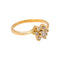 47 Bague en or jaune 18 carats et diamants 58 Facettes 5707367CN