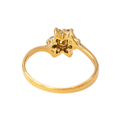 47 Bague en or jaune 18 carats et diamants 58 Facettes 5707367CN