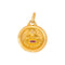 Augis Médaille d'amour - Pendentif en or jaune, rubis synthétiques et diamant 58 Facettes 5713473CN
