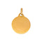 Augis Médaille d'amour - Pendentif en or jaune, rubis synthétiques et diamant 58 Facettes 5713473CN