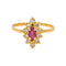 51 Bague marquise en or jaune, rubis et diamants 58 Facettes 5714239CN