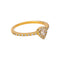 49 Bague en or jaune et diamants 58 Facettes 5237341CN