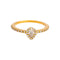 49 Bague en or jaune et diamants 58 Facettes 5237341CN