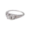 48 Bague solitaire en or blanc et diamant 58 Facettes 5313389CN