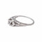 48 Bague solitaire en or blanc et diamant 58 Facettes 5313389CN