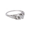 48 Bague solitaire en or blanc et diamant 58 Facettes 5313389CN