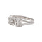 55 Bague en or blanc et diamants 58 Facettes 5237197CN