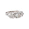55 Bague en or blanc et diamants 58 Facettes 5237197CN