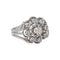 53 Marguerite - Bague en or blanc et diamants 58 Facettes 5283953CN
