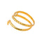 57 Bague serpent en or jaune 58 Facettes 5713497CN