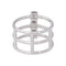 51 Dinh Van - Bague Les 3 Cubes en or blanc et diamants 58 Facettes 5755727CN