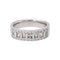 53 Bague bandeau en or blanc et diamants 58 Facettes 5762207CN