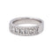 53 Bague bandeau en or blanc et diamants 58 Facettes 5762207CN