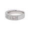 53 Bague bandeau en or blanc et diamants 58 Facettes 5762207CN