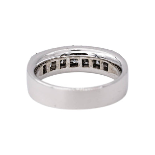 53 Bague bandeau en or blanc et diamants 58 Facettes 5762207CN