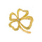 Broche trèfle en or jaune et diamant 58 Facettes 5753230CN