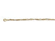 Chaîne Figaro en or rose 18 carats 58 Facettes 1792978