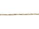 Chaîne Figaro en or rose 18 carats 58 Facettes 1792978