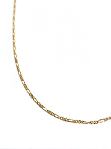 Chaîne Figaro en or rose 18 carats 58 Facettes 1792978