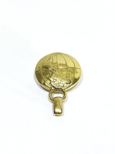 Pendentif globe terrestre en or jaune 58 Facettes 1793059