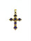 Croix - Pendentif en or jaune et améthystes 58 Facettes 1793072