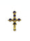Croix - Pendentif en or jaune et améthystes 58 Facettes 1793072