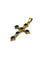 Croix - Pendentif en or jaune et améthystes 58 Facettes 1793072