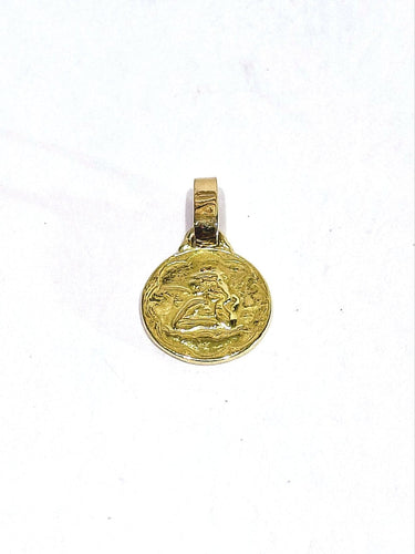 Médaille Ange Gabriel en or jaune et rose 58 Facettes 1793144