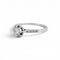 59 Bague solitaire Art déco en platine et diamants 58 Facettes RI-1070