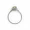 59 Bague solitaire Art déco en platine et diamants 58 Facettes RI-1070