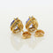 Boucles d'oreilles en or jaune 18 ct, tanzanites GFCO et diamants 58 Facettes E0033