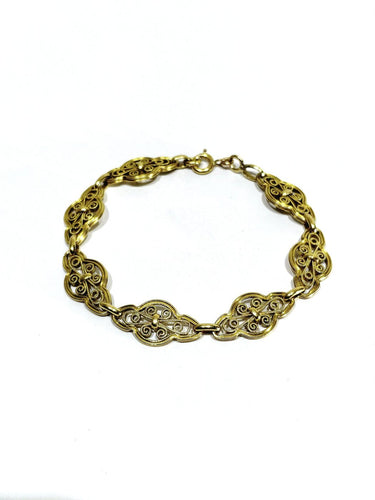 Bracelet Art Nouveau / Art Déco en or jaune 58 Facettes 1793296